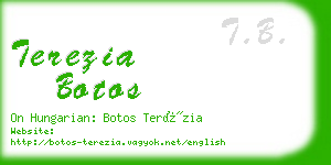 terezia botos business card